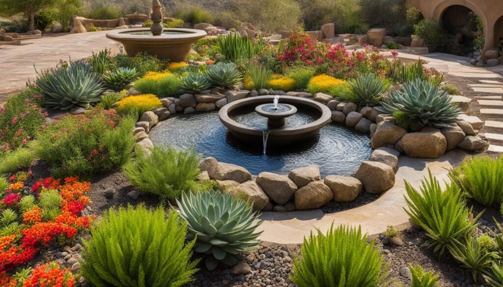 water-efficient garden