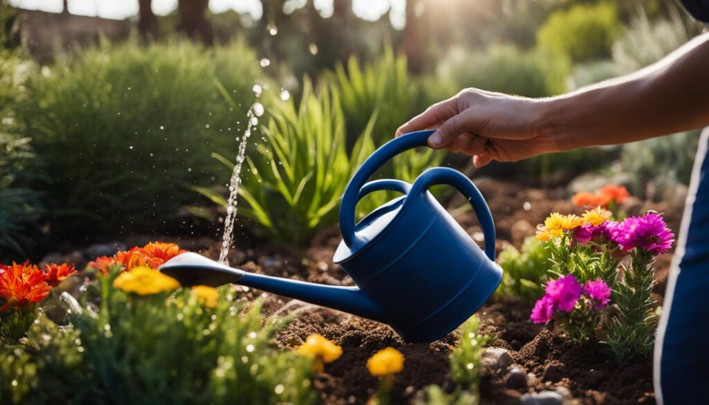 watering xeriscape garden watering xeriscape garden