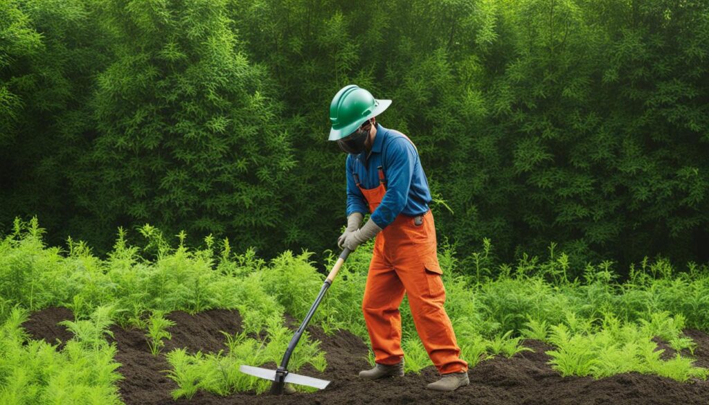 weed eating safety gear