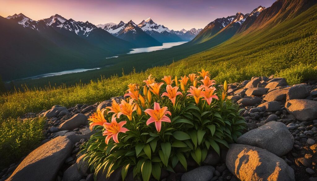Garden Lilies in Alaska