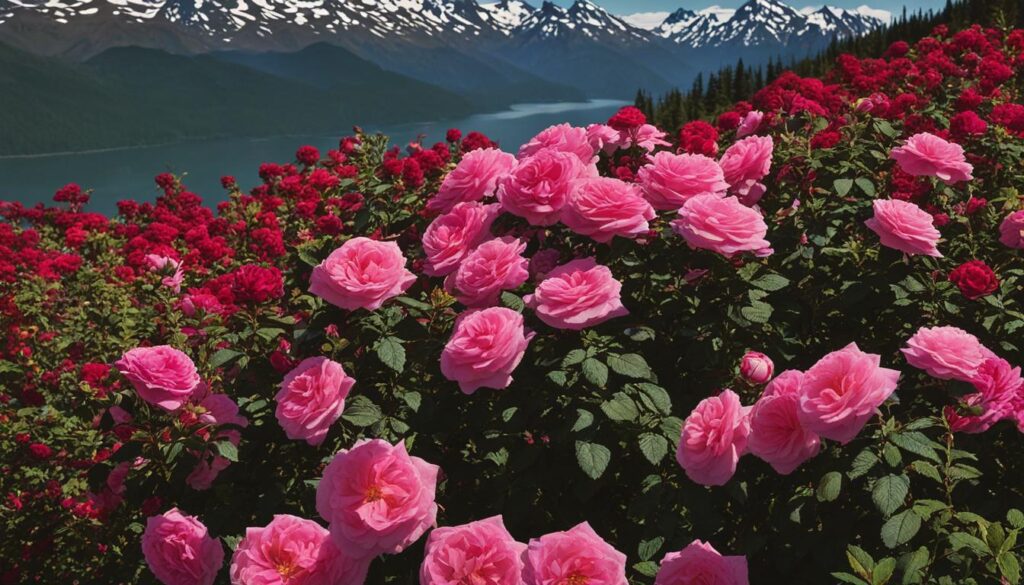Hardy shrub roses adding beauty to Alaskan gardens